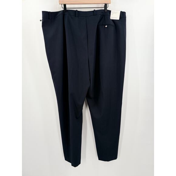 CALVIN KLEIN Pants Size 22W Modern Fit NWT Tapered Leg Business Navy Plus Curvy - Picture 13 of 13